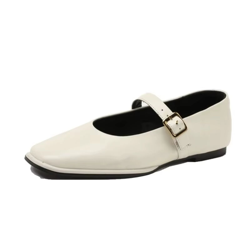 AIYUQI Chaussures Mary Jane pour femme en cuir véritable