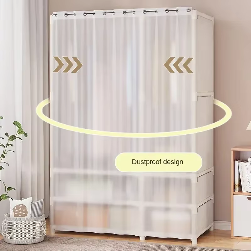 Armoire de chambre économique pour vêtements, jouets, double penderie, meuble de luxe pour chambre, accessoires de voiture, cuisine, sacs