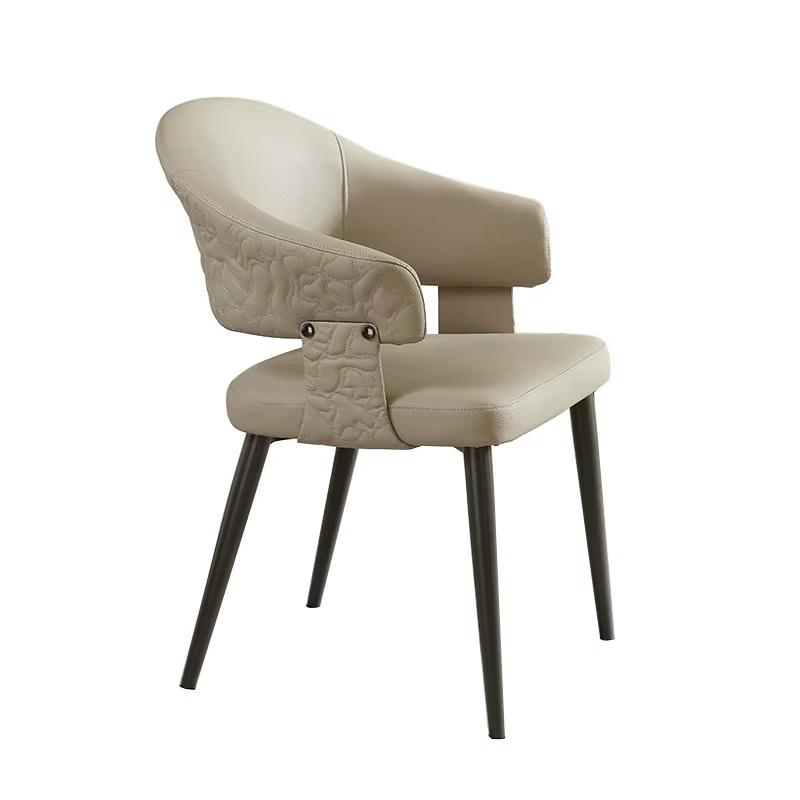 Chaises de salon de style bureau, chaises italiennes confortables pour salon, meubles de luxe modernes pour la maison