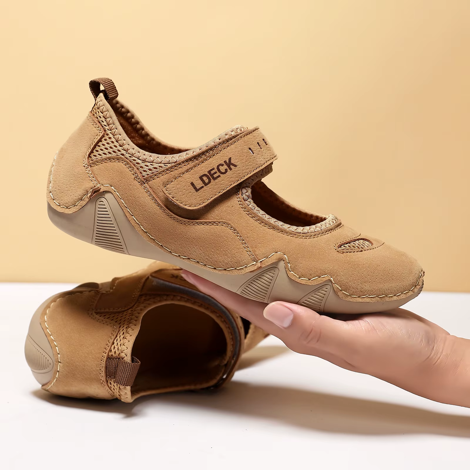 Baskets plates décontractées en cuir pour femmes