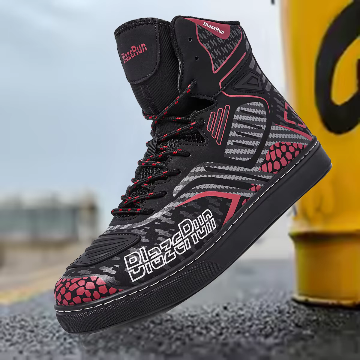 Chaussures de moto imperméables pour hommes