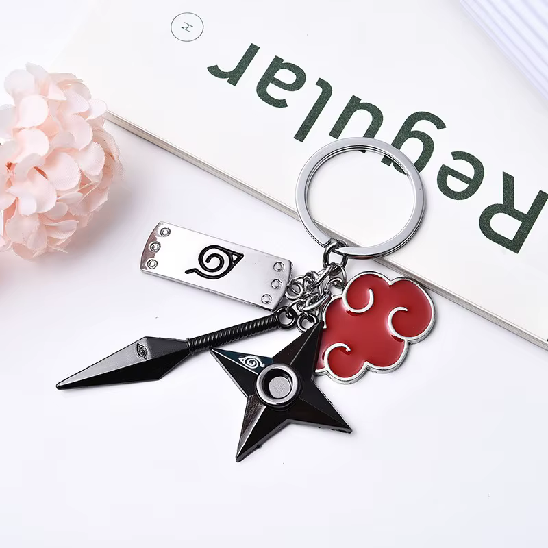 Bandai – porte-clés Anime Naruto, sac à dos de voiture, accessoires, bijoux pour femmes, cadeaux pour hommes