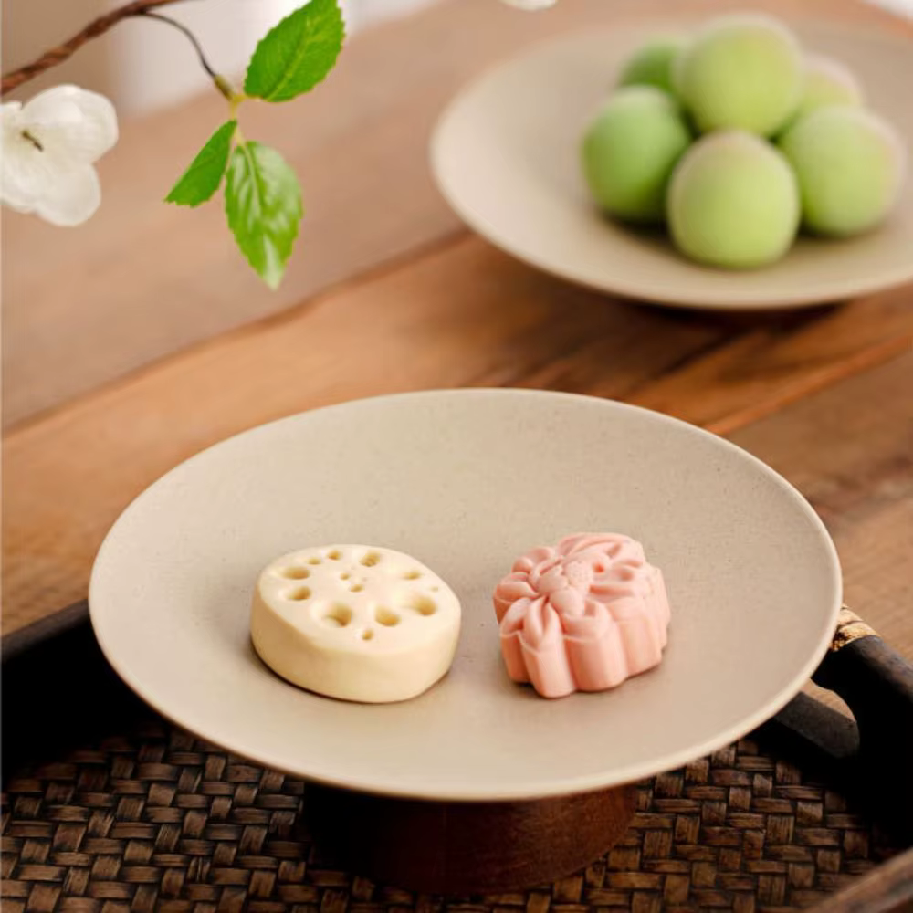 Plateau de rangement en céramique, organisateur de cuisine, plateau à Dessert en bois Durable, assiette de fruits Simple réutilisable commerciale