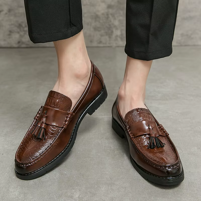 Chaussures de mariage en cuir pour hommes