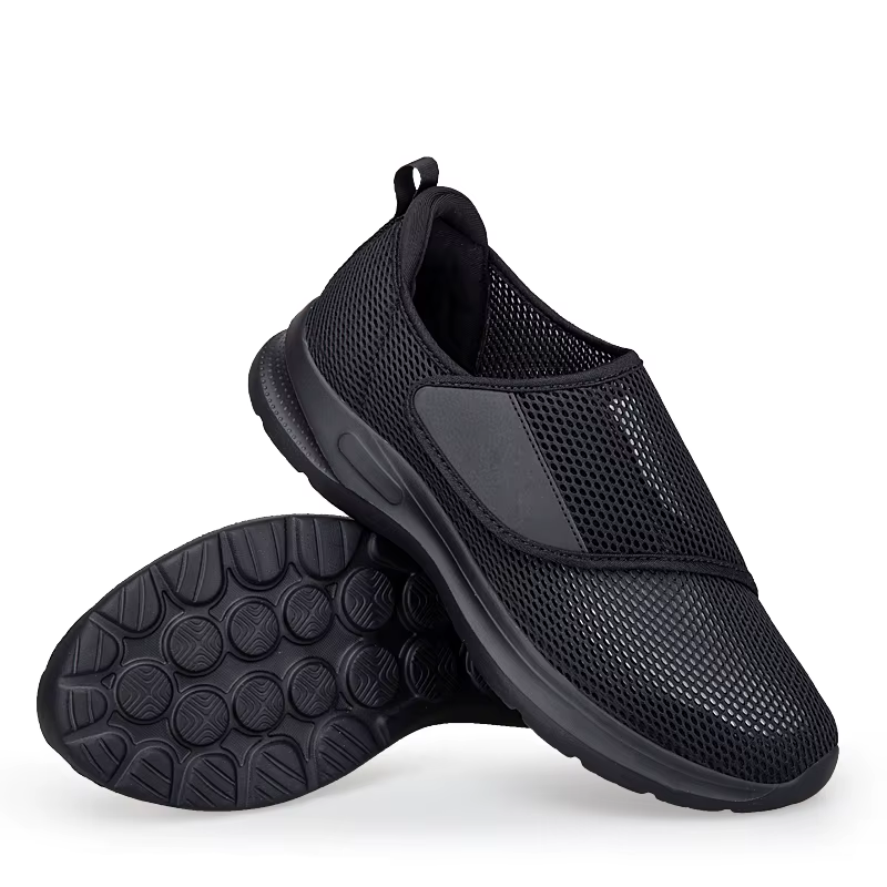 Chaussures orthopédiques décontractées pour pieds larges