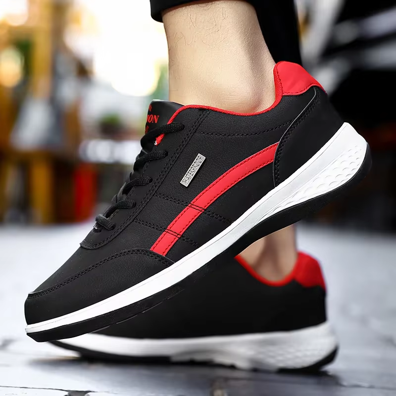 Baskets en cuir pour hommes