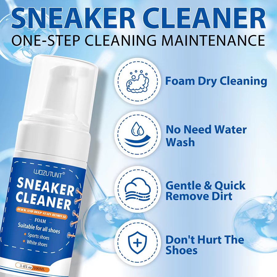 Nettoyant pour chaussures blanc