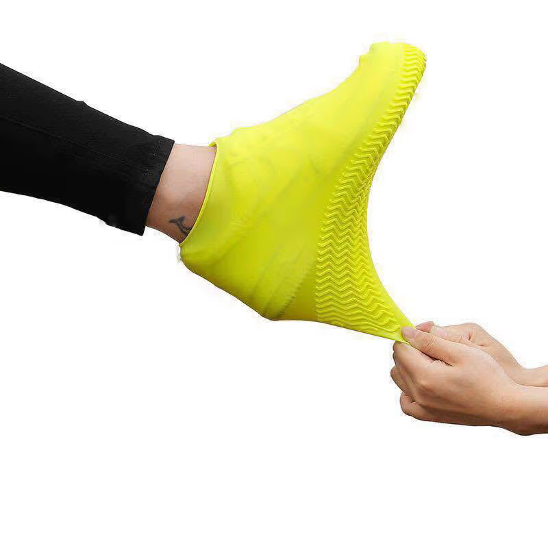 Couvre-chaussures imperméables pour hommes et femmes, réutilisables, pliables, antidérapants, protecteurs de chaussures, couvre-chaussures, galoches de pluie, enfants, hommes