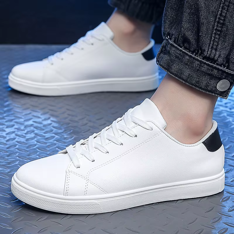 Baskets unisexes en cuir PU pour hommes