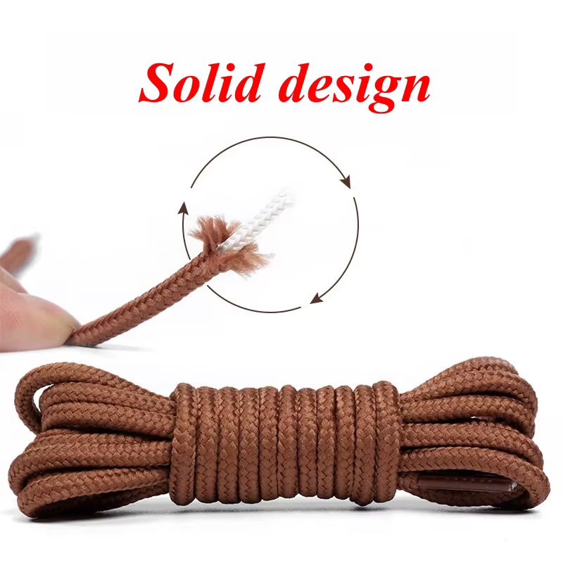 Lacets ronds classiques en Polyester Durable