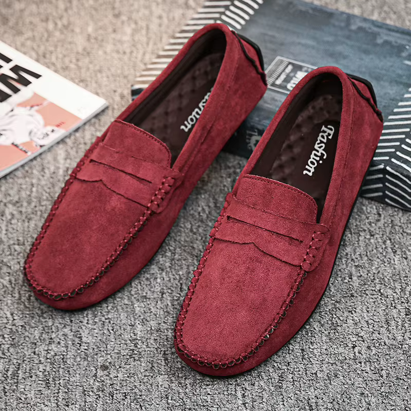 Mocassins en Daim Légers et Doux pour Homme