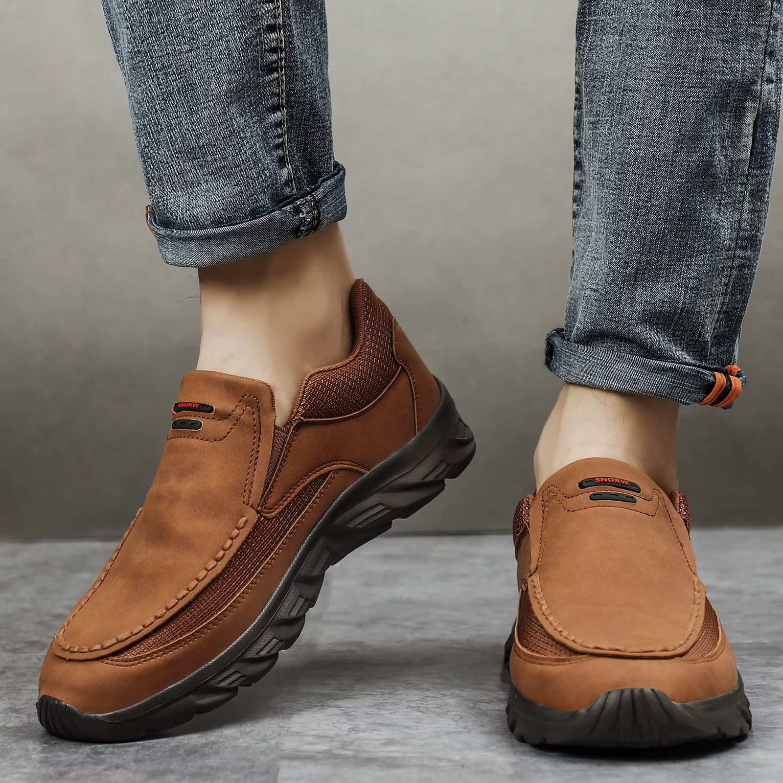 Hommes mocassins sans lacet chaussures décontractées