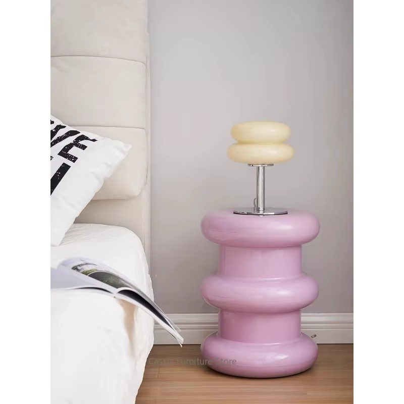 Pouf scandinave créatif et multifonctionnel, design viral, idéal pour les espaces compacts, comme pouf d'appoint de canapé ou pour l'entrée.