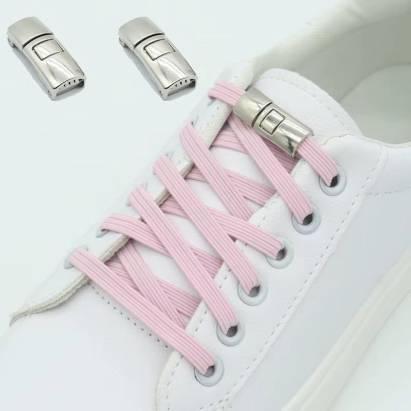 1 paire de lacets à boucle sans cravate