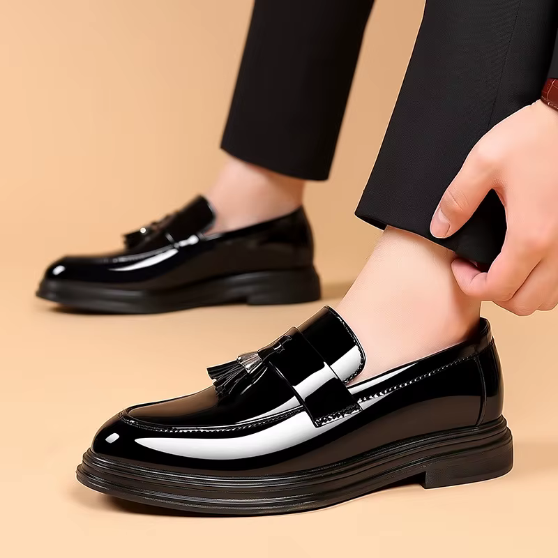Chaussures en cuir décontractées pour hommes