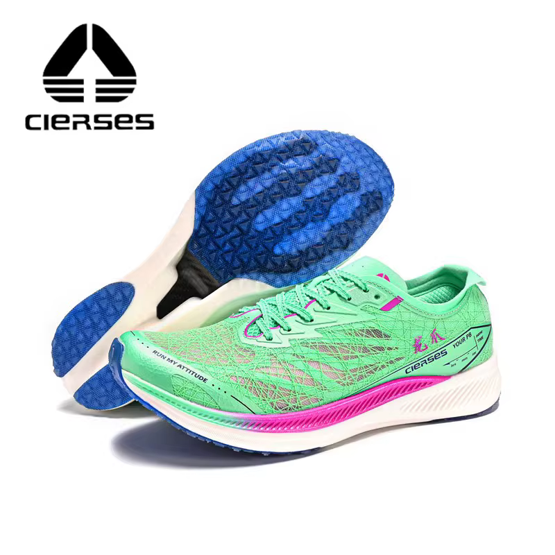 CLERSES Nouvelles chaussures de course à pied pour hommes avec plaque en carbone
