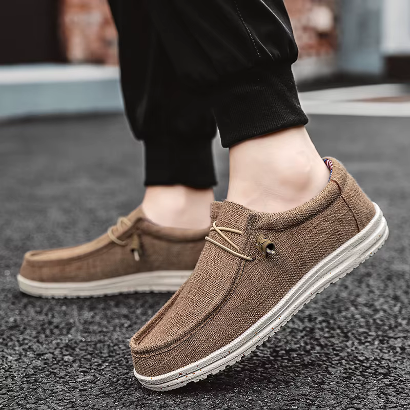 Marque hommes chaussures décontractées mode Denim toile