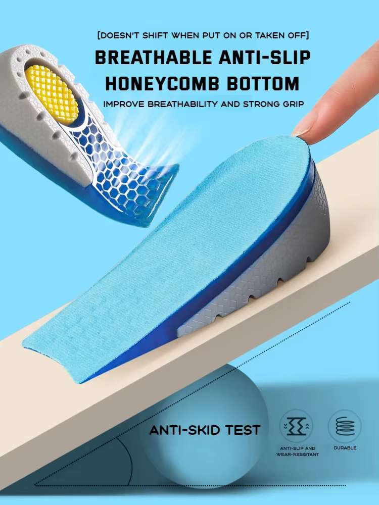 1 paire de semelles intérieures de chaussures en Gel pour pieds