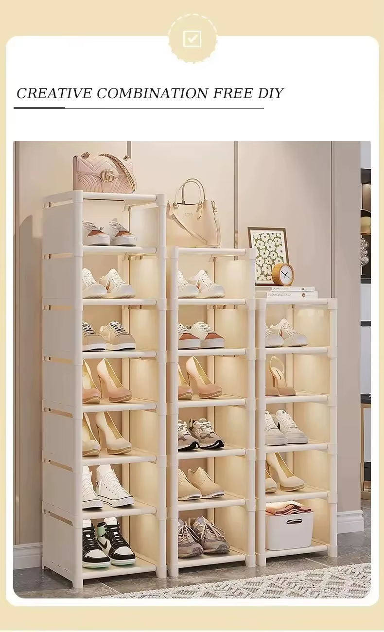 Organisateur de rangement à chaussures empilable