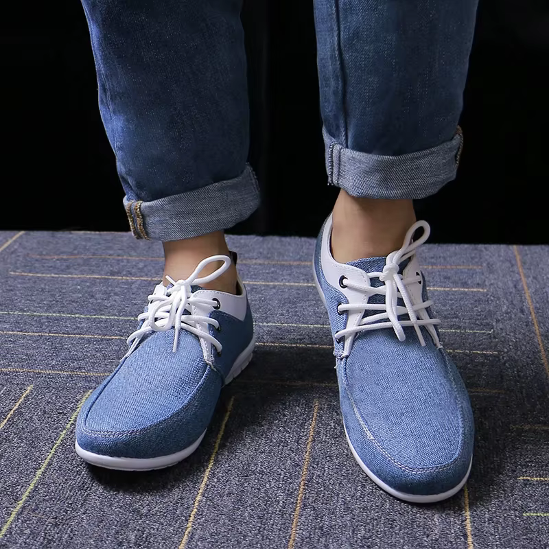 Chaussures en toile légères à lacets pour hommes