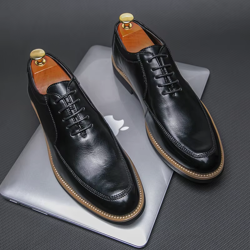 Chaussures provoqué pointues polyvalentes pour hommes