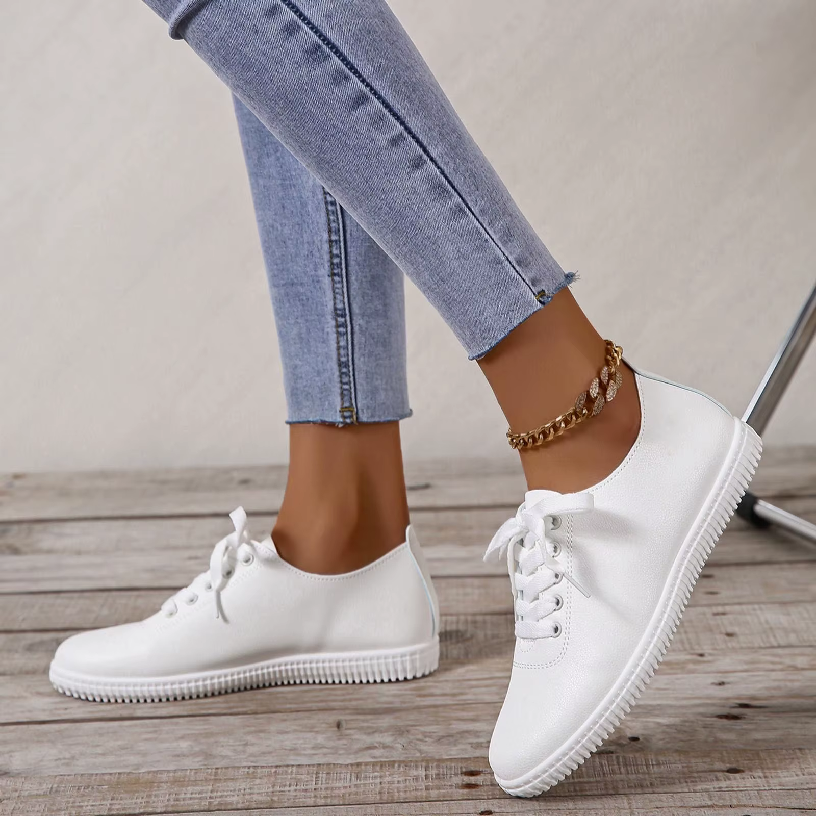 Chaussures Canisées Décontractées pour Femme
