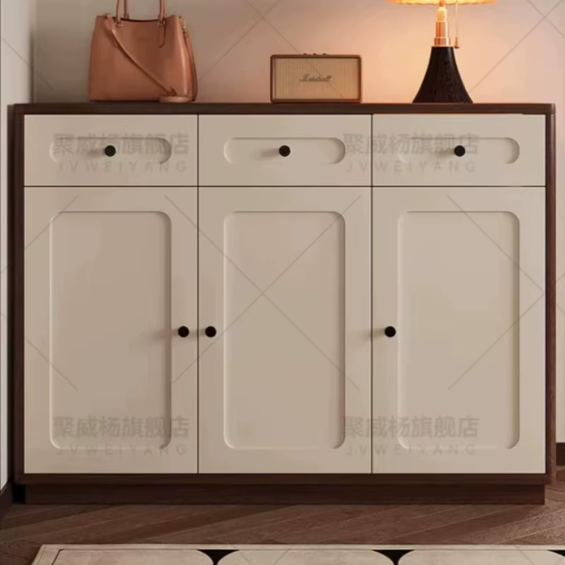Meuble à chaussures moderne et fin avec tiroirs pour entrée