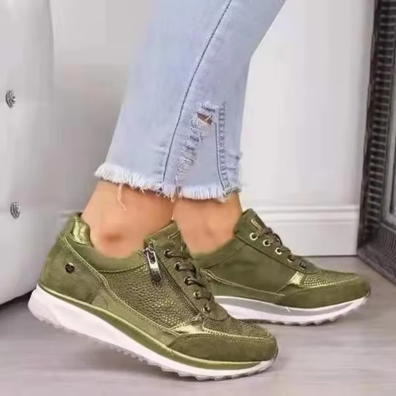 Nouvelles baskets compensées résistantes à l'usure pour femmes