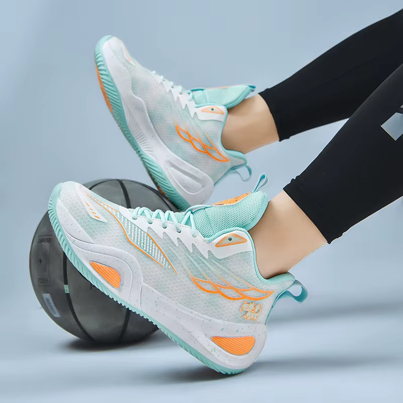 Chaussures de basket-ball pour hommes et femmes, baskets athlétiques unisexes pour l'extérieur, respirantes, légères, antidérapantes, de haute qualité