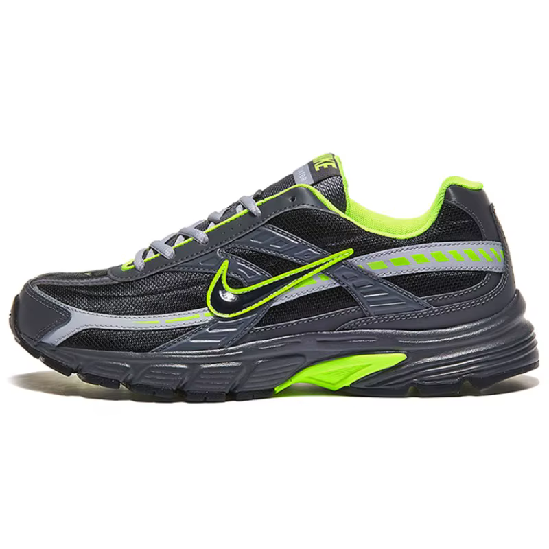 Nike Initiator Chaussures Rétro Décontractées pour Homme Noir Gris Respirantes Confortables Basses pour l'Extérieur et les Trajets Quotidien - 394055-023