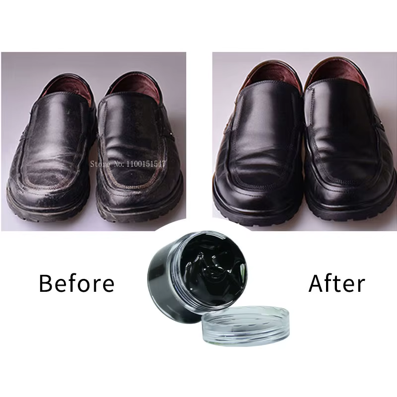 Peinture pour cuir, crème pour chaussures