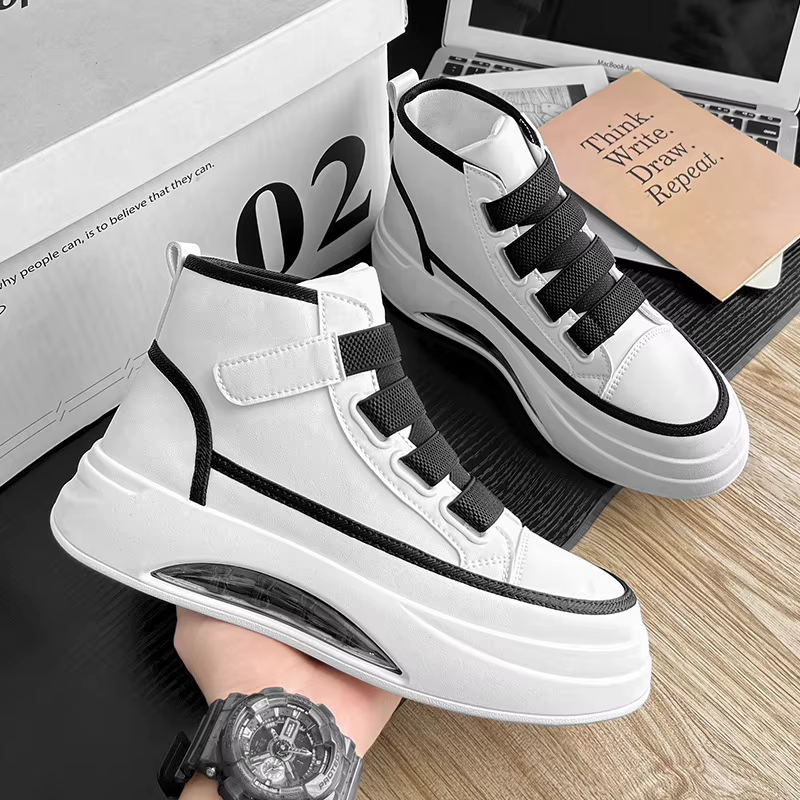 Chaussures montantes à fond épais pour hommes