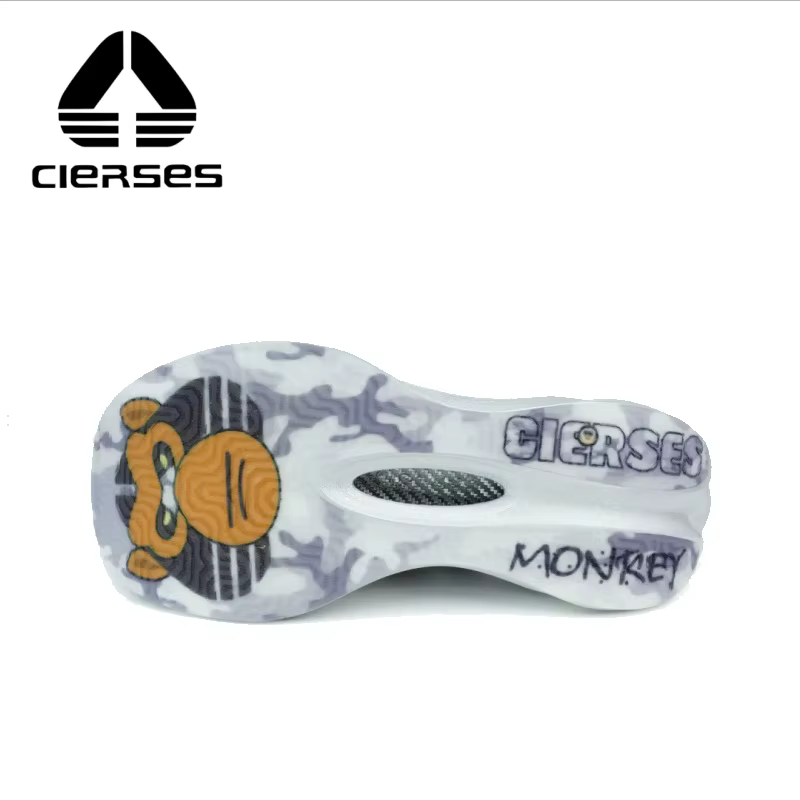 Chaussures de course à coussin d'air CIERSES avec plaque en carbone pour une forte absorption des chocs et une stabilité