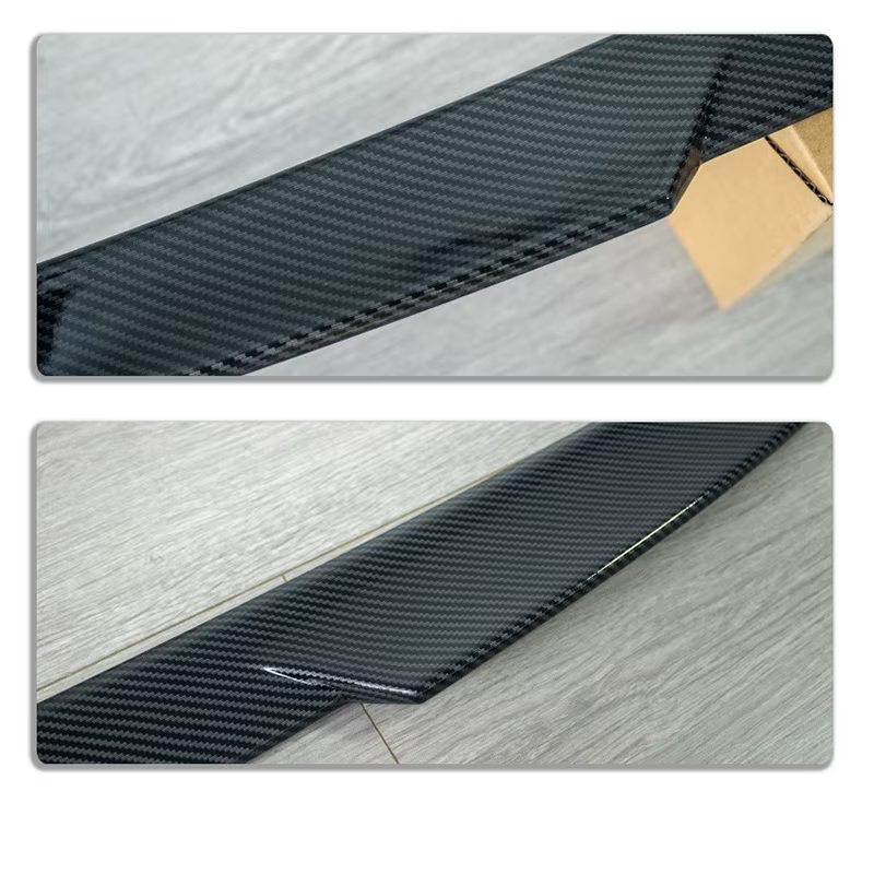 Accessoires de voiture adaptés pour Kia K4 berline 2024 2025 2026, lèvre d'aile de coffre de porte arrière en fibre de carbone noire