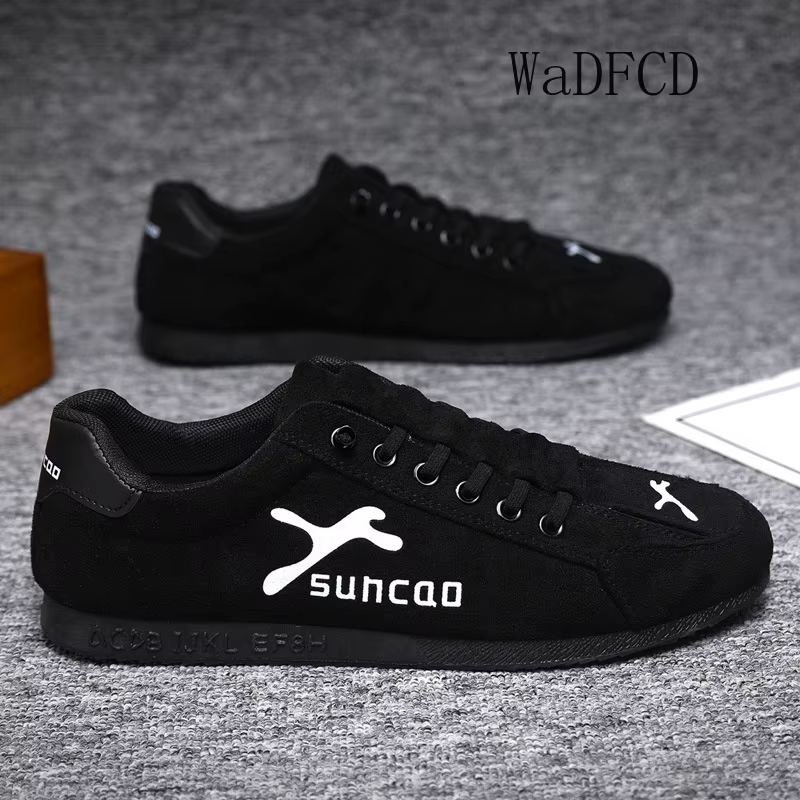 Sneaker décontracté hommes concepteur rétro chaussure de course mode microfibre cuir respirant plat conseil