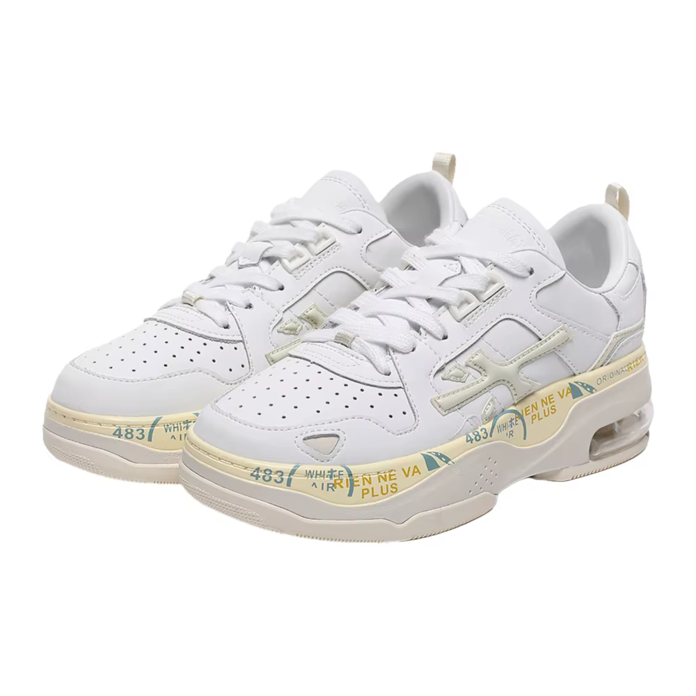 Chaussures de sport respirantes en cuir Premiata pour hommes