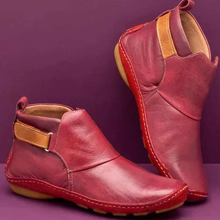 Bottes de neige courtes vintage pour femmes
