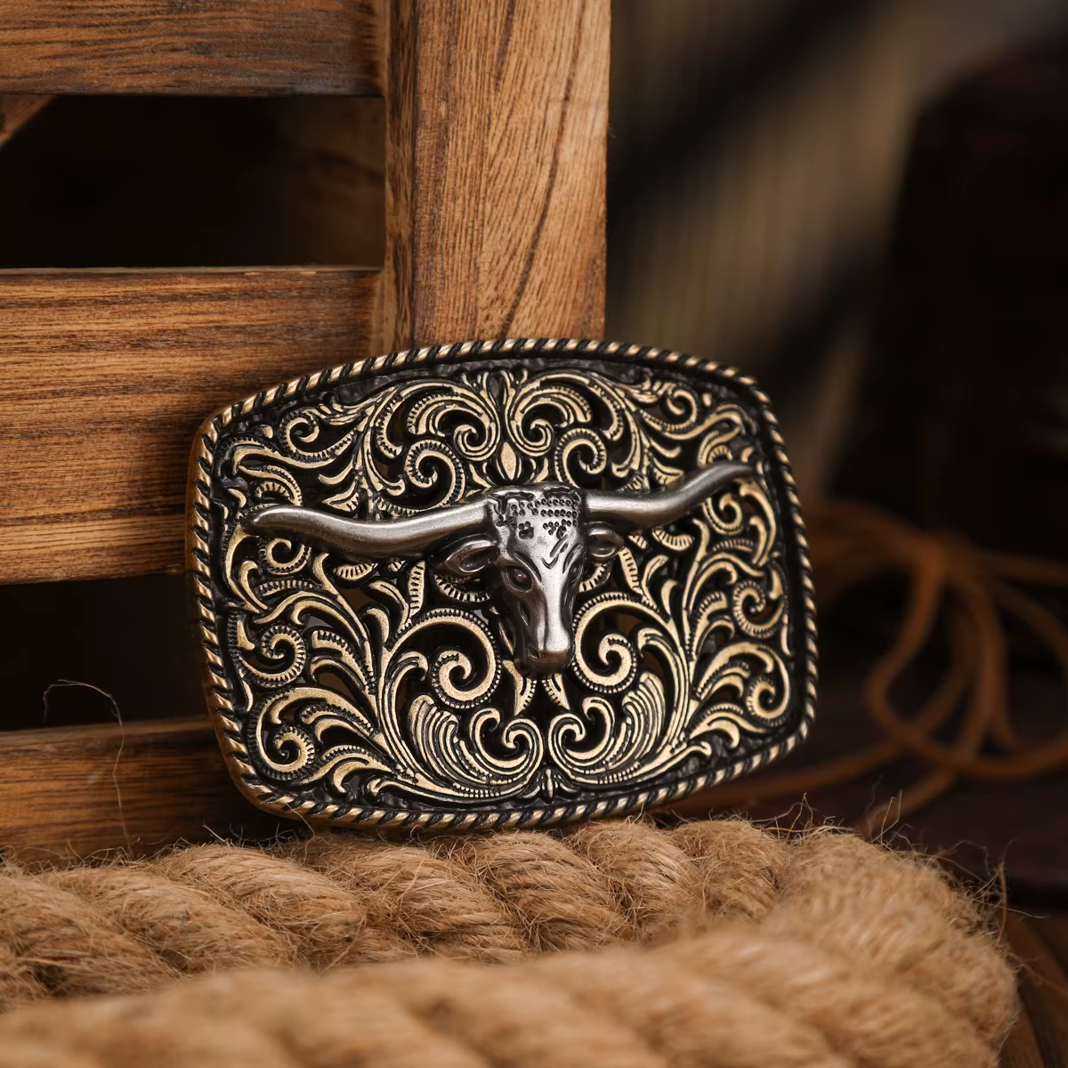 1 Boucle de ceinture de style occidental