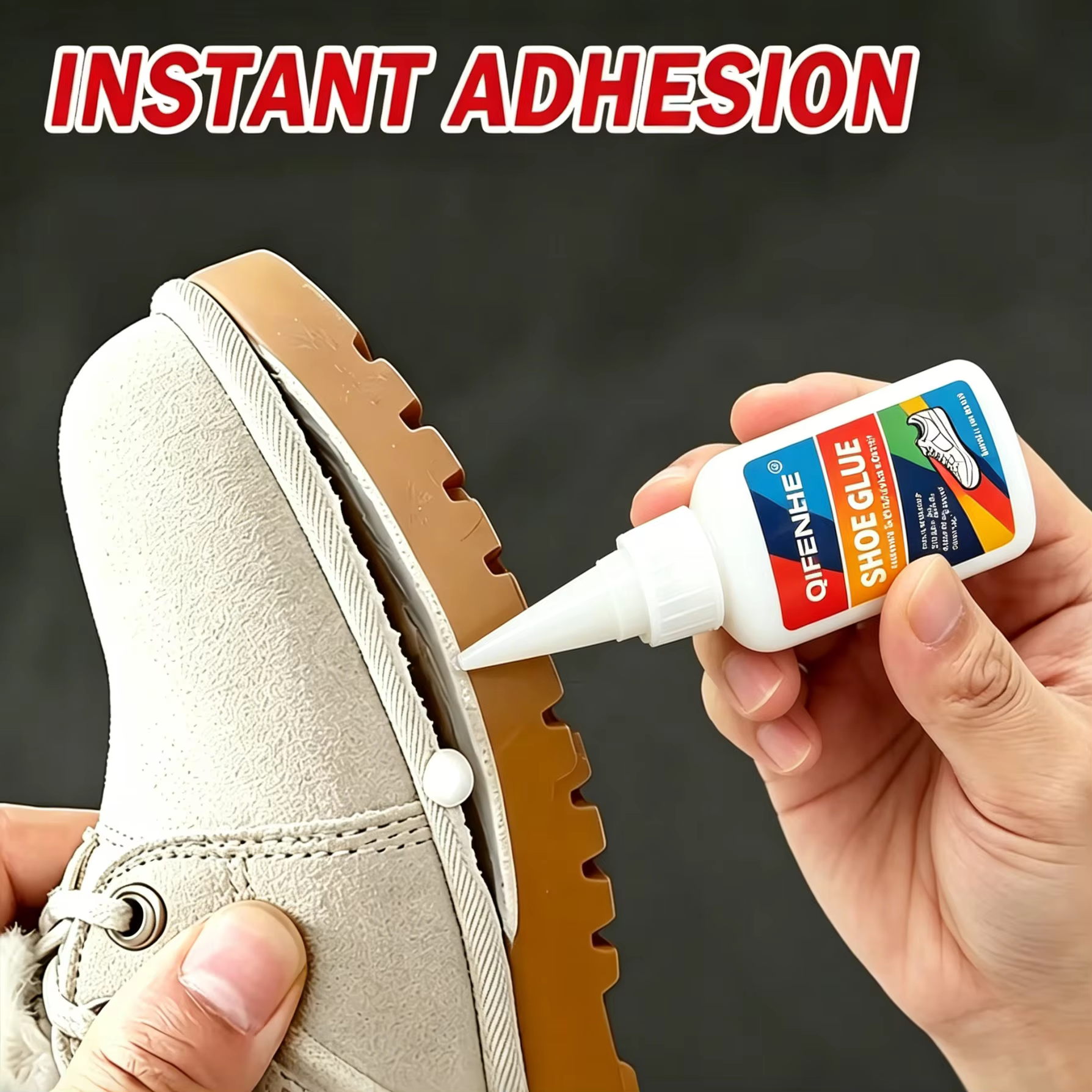Colle à séchage rapide pour réparation de chaussures