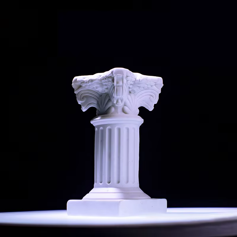 Colonnes Romaines Artificielles de Style Européen, Sculpture de 12.5cm pour Accessoires de Photographie, Décoration d'Arrière-plan de Séance Photo INS