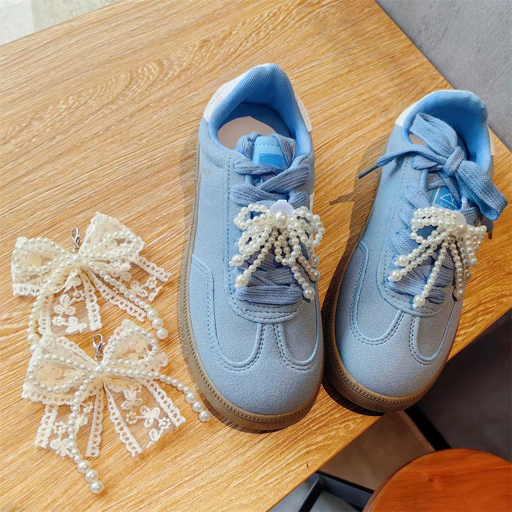 Accessoires de breloques de chaussures en dentelle