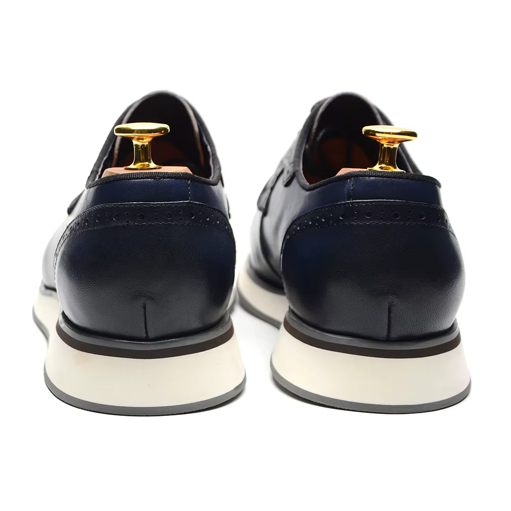 Taille ue 38 à 46 mode décontracté Derby chaussures hommes en cuir véritable Original confortable baskets Shopping