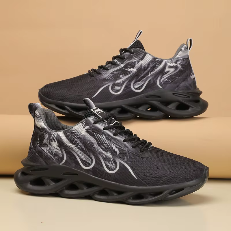 YRZL chaussures de course pour hommes baskets légères en maille respirante