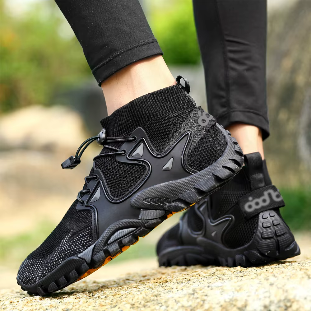 Oiaano homme noir chaussures été hommes décontracté plage en plein air eau respirant Trekking mode randonnée stabilité et confort Sport