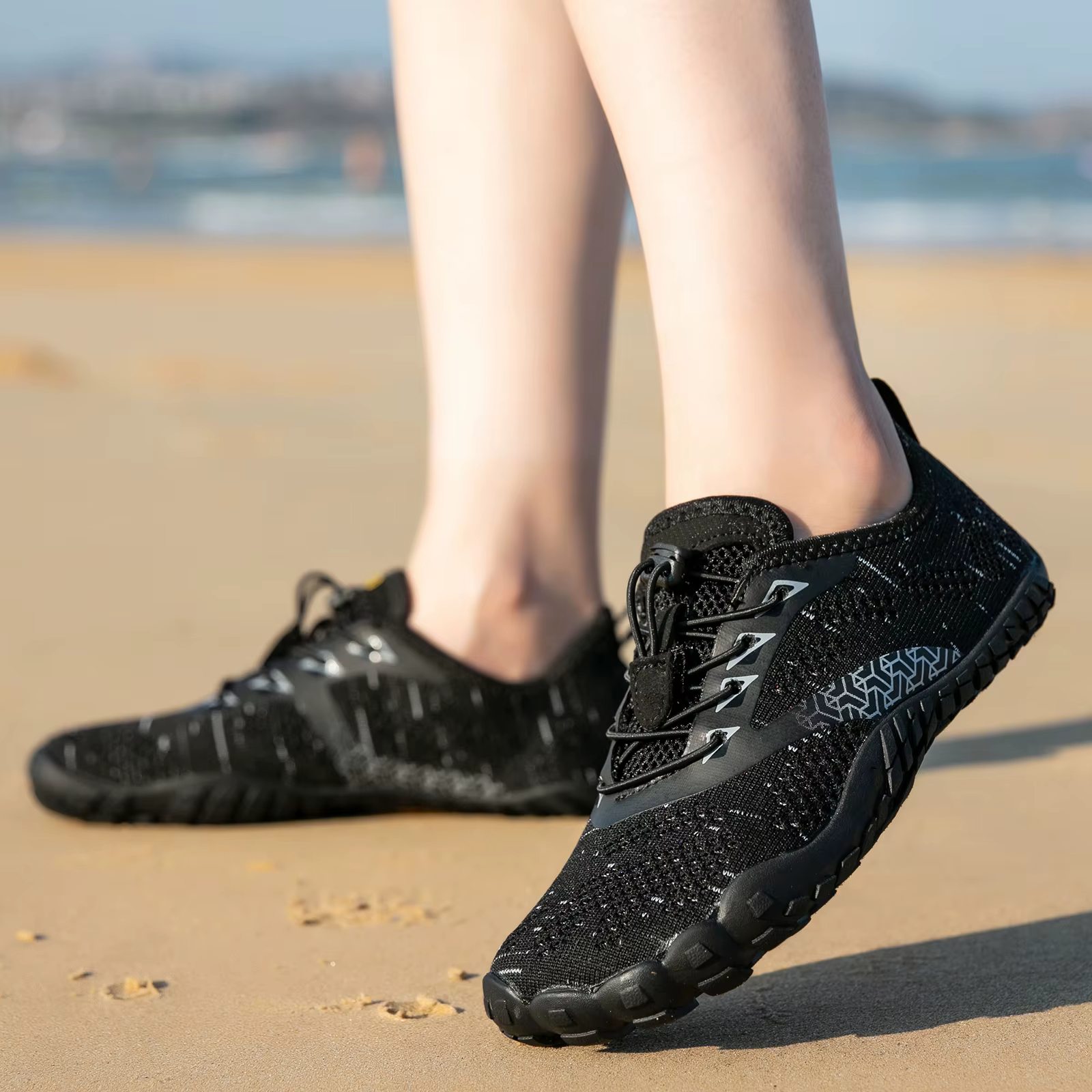 Chaussures larges pieds nus pour unisexe