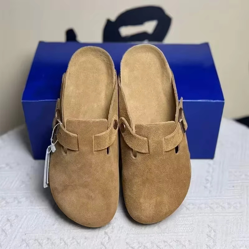 Sandales en cuir tendance KIMV pour hommes et femmes