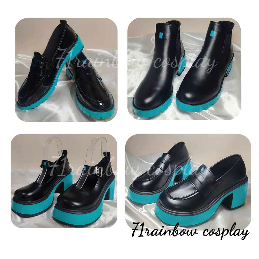 Mikuu chaussures Anime Mikku JK formule Cosplay