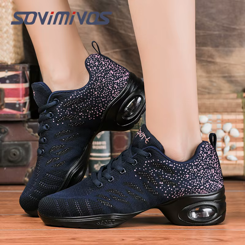 Chaussures de Jazz à Lacets pour Femme