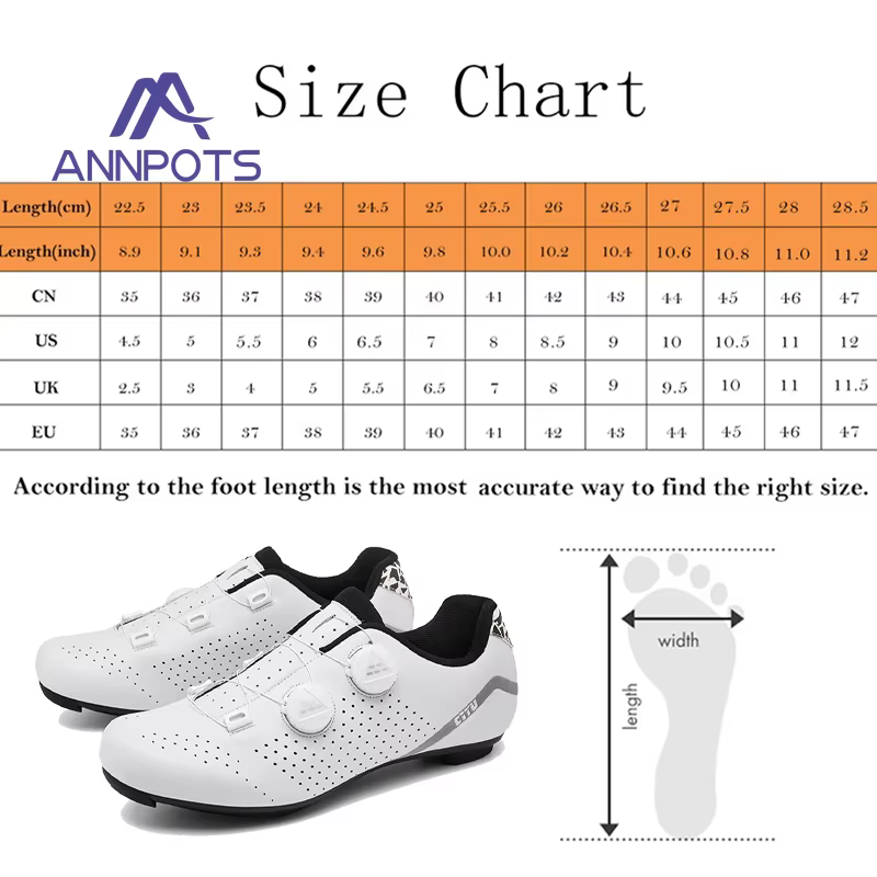 Chaussures de cyclisme autobloquantes femmes