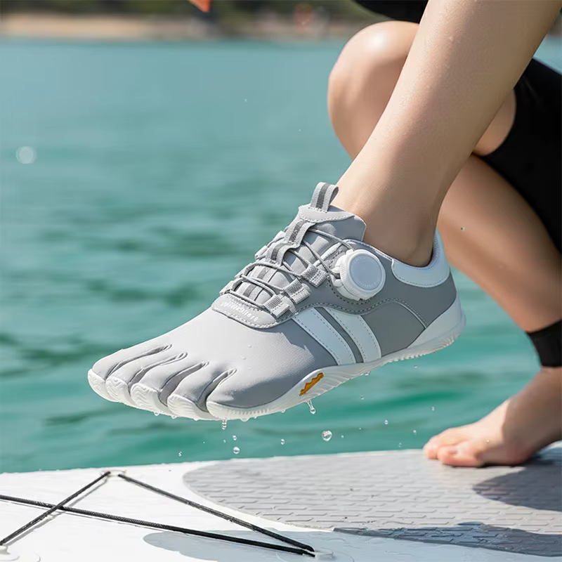 Chaussures pieds nus à lacets rapides GallonShark pour hommes et femmes